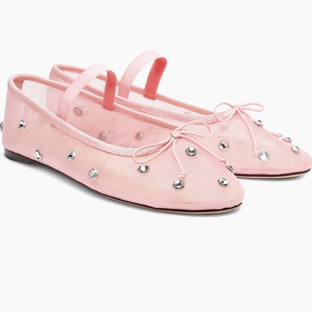 Loeffler Randall
Leonie Crystal Mesh Ballet Flats - Picture 3 of 6